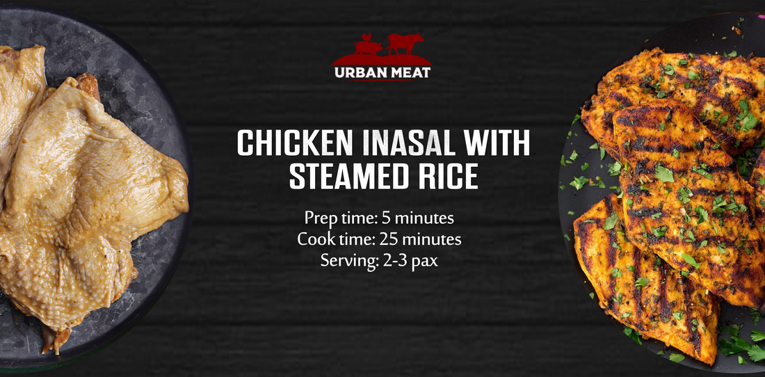 Chicken Inasal with Steamed Rice